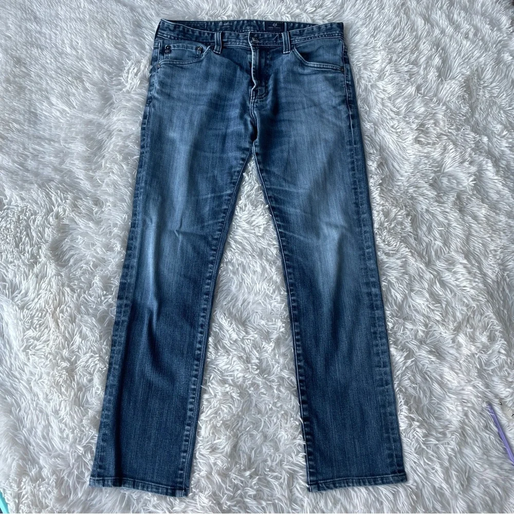 AG Adriano Goldschmied Nomad Modern Straight Denim Jeans - Picture 1 of 11